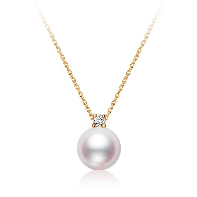 Cultured Pearl Necklace Pendant - 12mm