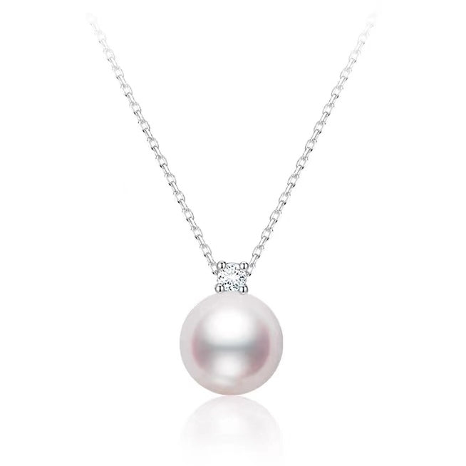 Cultured Pearl Necklace Pendant - 12mm